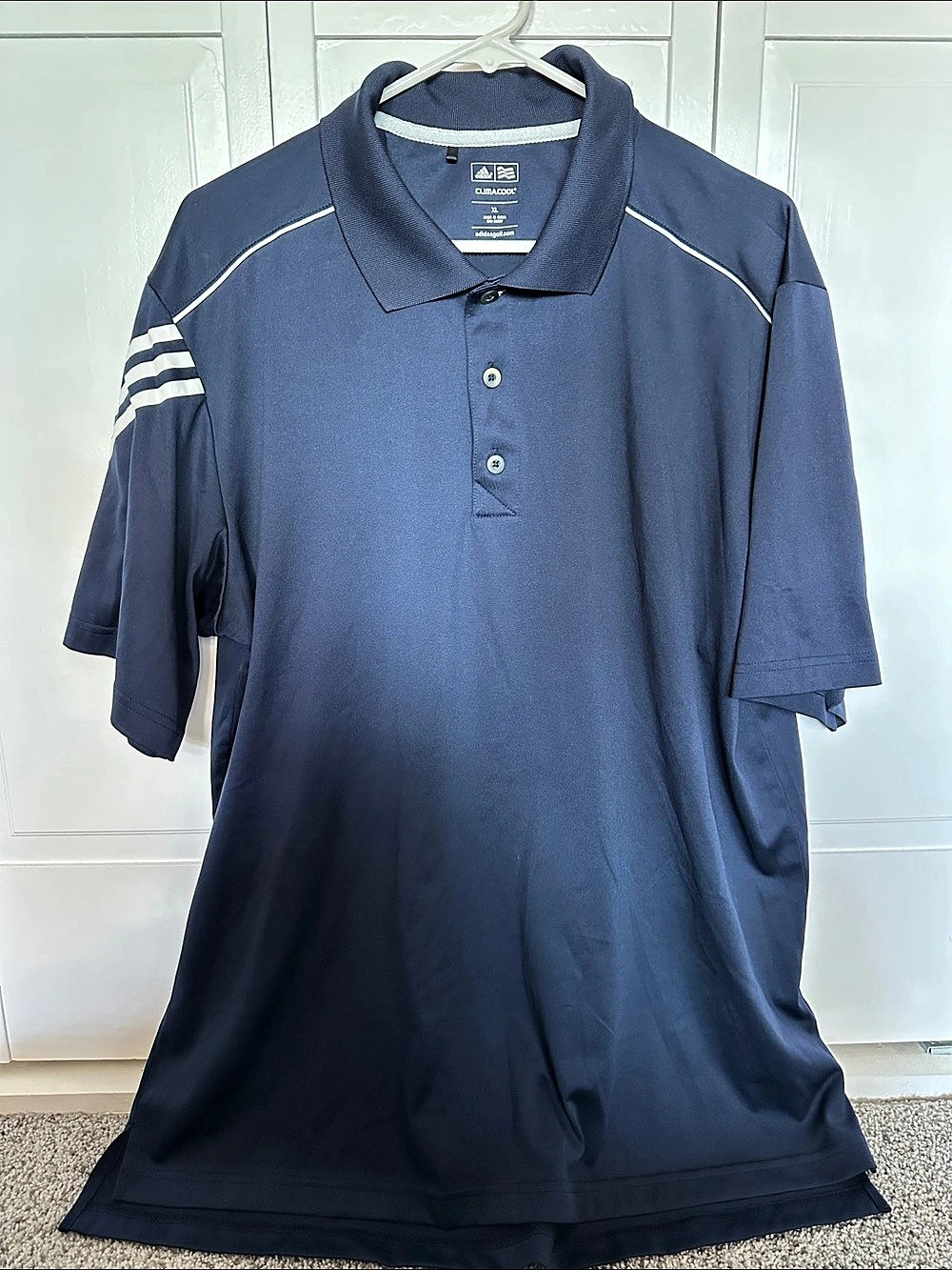 adidas ClimaCool Golf Polo Men's Golf Polo Blue Size XL Like New
